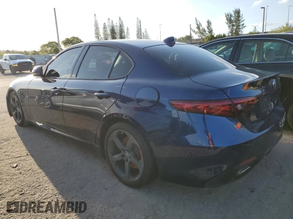 2018 Alfa Romeo Giulia with VIN ZARFAEBN5J7582236, listed as a Copart auction lot 49299943 with 45,736 mi miles. Bid and sale history available at carsss.com. Image 2.