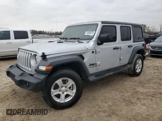 2022 Jeep Wrangler Unlimited Sport S with VIN 1C4HJXDG5NW239967, listed as a Copart auction lot 42630375 with 65,568 mi miles and Salvage Title. Bid and sale history available at carsss.com. Image 1.