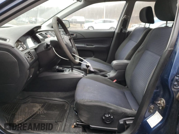 2002 Mitsubishi Lancer LS with VIN JA3AJ36E62U045279, listed as a Copart auction lot 83882654 with 208,175 mi miles and Salvage Title. Bid and sale history available at carsss.com. Image 7.