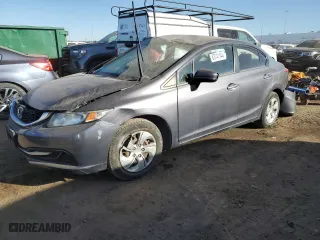 2015 Honda Civic Sedan LX with VIN 19XFB2F55FE018996, listed as a Copart auction lot 83741144 with 90,087 mi miles and Salvage Title. Bid and sale history available at carsss.com. Image 1.