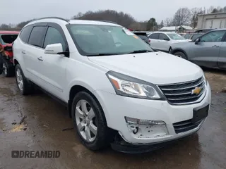 2017 Chevrolet Traverse Premier with VIN 1GNKVJKD5HJ324803, listed as a IAAI auction lot 41464714 with 98,753 mi miles and . Bid and sale history available at DreamBid. Image 1.