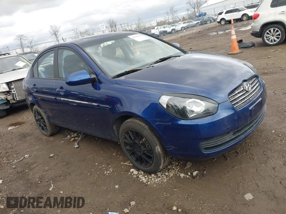 2008 Hyundai Accent GLS with VIN KMHCN46C18U258681, listed as a IAAI auction lot 41849018 with 73,398 mi miles. Bid and sale history available at carsss.com. Image 1.