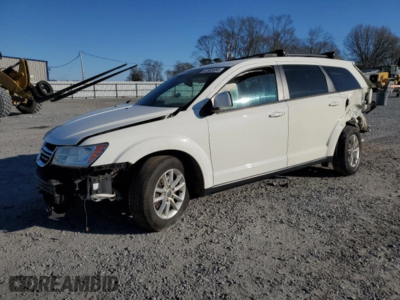 2013 Dodge Journey SXT with VIN 3C4PDCBG7DT689297, listed as a Copart auction lot 47303385 with 129,120 mi miles and Salvage Title. Bid and sale history available at carsss.com. Image 1.