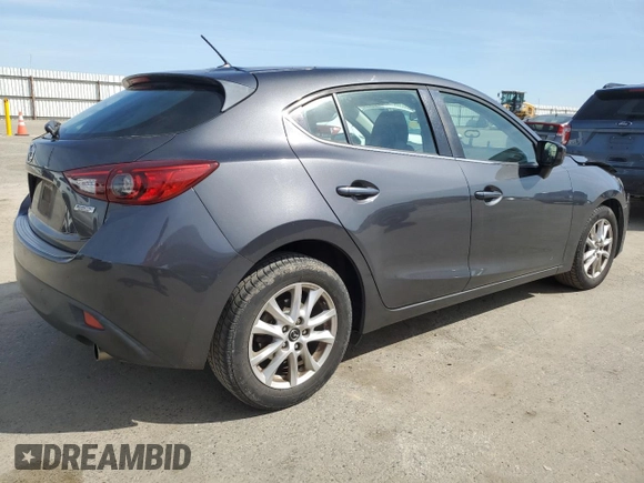 2016 Mazda 3 i Sport with VIN 3MZBM1K72GM321457, listed as a Copart auction lot 50001975 with 173,105 mi miles and Salvage Title. Bid and sale history available at DreamBid. Image 3.