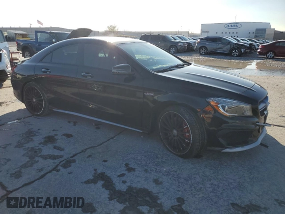 2015 Mercedes-Benz CLA 45 AMG with VIN WDDSJ5CB7FN167537, listed as a Copart auction lot 84003464 with 44,634 mi miles and Salvage Title. Bid and sale history available at DreamBid. Image 4.