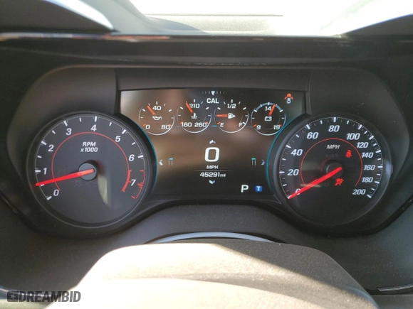 2017 Chevrolet Camaro 2SS with VIN 1G1FH3D70H0160959, listed as a Copart auction lot 86101564 with 45,291 mi miles and Salvage Title. Bid and sale history available at carsss.com. Image 9.