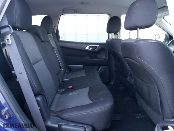 2017 Nissan Pathfinder S with VIN 5N1DR2MM0HC684442, listed as a Copart auction lot 88312415 with 123,507 mi miles and Salvage Title. Bid and sale history available at carsss.com. Image 11.
