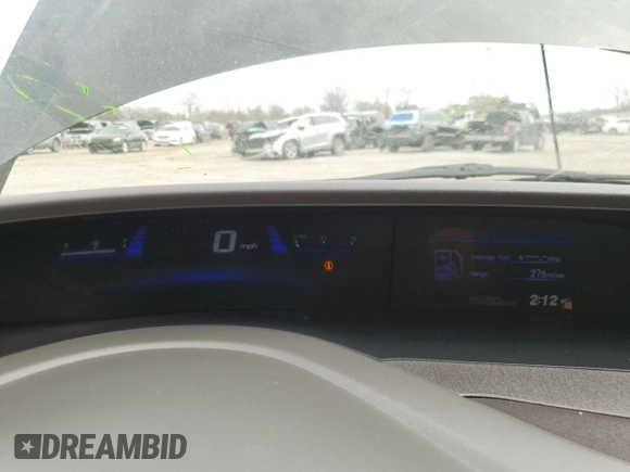 2012 Honda Civic LX with VIN 19XFB2F57CE069900, listed as a Copart auction lot 51695095 with 156,382 mi miles and Salvage Title. Bid and sale history available at DreamBid. Image 9.