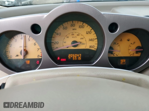 2003 Nissan Murano SE z VIN JN8AZ08W23W212200, wystawiony jako Copart lot #55386665 z przebiegiem 205 047 mil mil oraz Szkoda całkowita • Salvage title. Historia ofert i sprzedaży dostępna na DreamBid. Obrazek 9.