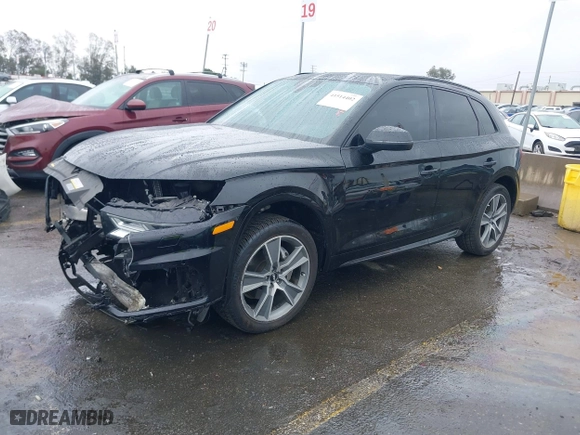 2019 Audi Q5 Premium Plus with VIN WA1BNAFY5K2061035, listed as a IAAI auction lot 41514402 with 62,157 mi miles. Bid and sale history available at carsss.com. Image 18.