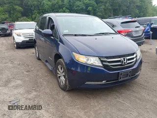 2016 Honda Odyssey EX with VIN 5FNRL5H45GB123923, listed as a IAAI auction lot 42717948 with 97,289 mi miles and . Bid and sale history available at DreamBid. Image 1.