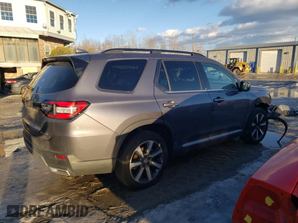 2023 Honda Pilot Elite with VIN 5FNYG1H85PB021288, listed as a Copart auction lot 43632365 with 19,736 mi miles and Salvage Title. Bid and sale history available at carsss.com. Image 3.