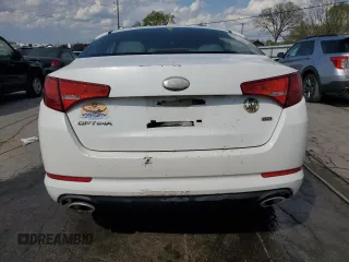 2013 Kia Optima LX with VIN KNAGM4A76D5395099, listed as a Copart auction lot 52241185 with 257,796 mi miles and Clean Title. Bid and sale history available at carsss.com. Image 6.