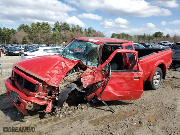 2005 Ford Ranger XLT with VIN 1FTZR45EX5PA02703, listed as a Copart auction lot 52254495 with 0 mi miles and Clean Title. Bid and sale history available at carsss.com. Image 1.