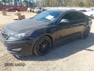 2013 Kia Optima SX with VIN 5XXGR4A64DG100105, listed as a IAAI auction lot 41856618 with 288,670 mi miles. Bid and sale history available at carsss.com. Image 2.