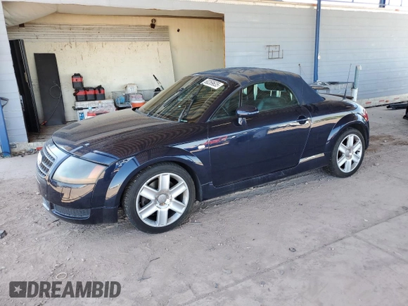 2005 Audi TT with VIN TRUTC28N651010474, listed as a Copart auction lot 60269635 with 133,837 mi miles and Salvage title. Bid and sale history available at DreamBid. Image 1.