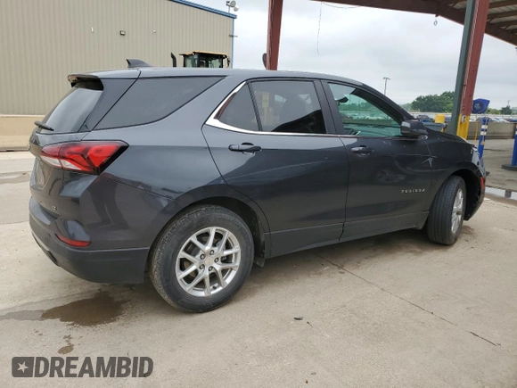 2023 Chevrolet Equinox LT with VIN 3GNAXKEG8PS167413, listed as a Copart auction lot 54424035 with 65,250 mi miles and Clean Title. Bid and sale history available at DreamBid. Image 3.