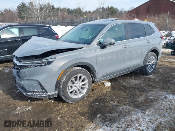 2025 Honda CR-V EX-L with VIN 2HKRS4H78SH451631, listed as a IAAI auction lot 41403100 with 2,030 mi miles and . Bid and sale history available at DreamBid. Image 17.