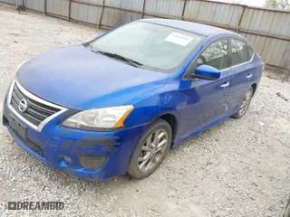 2014 Nissan Sentra SV with VIN 3N1AB7AP5EY307098, listed as a IAAI auction lot 42014996 with 184,716 mi miles. Bid and sale history available at carsss.com. Image 2.