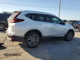 2020 Honda CR-V Touring with VIN 7FARW1H9XLE018028, listed as a Copart auction lot 75049834 with 33,581 mi miles and Clean Title. Bid and sale history available at carsss.com. Image 3.