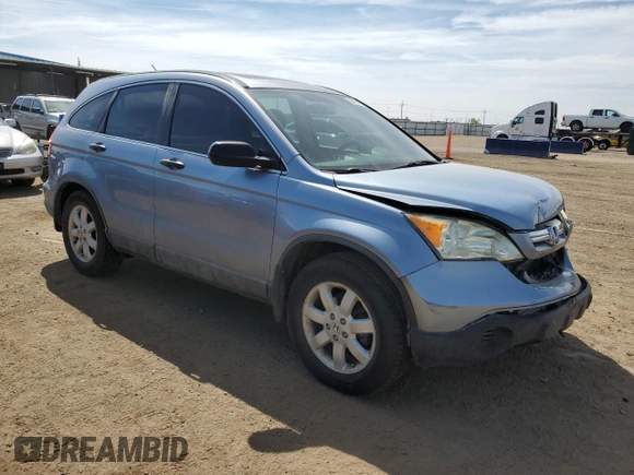 2008 Honda CR-V EX with VIN JHLRE48538C015816, listed as a Copart auction lot 54427135 with 129,860 mi miles and Salvage Title. Bid and sale history available at carsss.com. Image 4.
