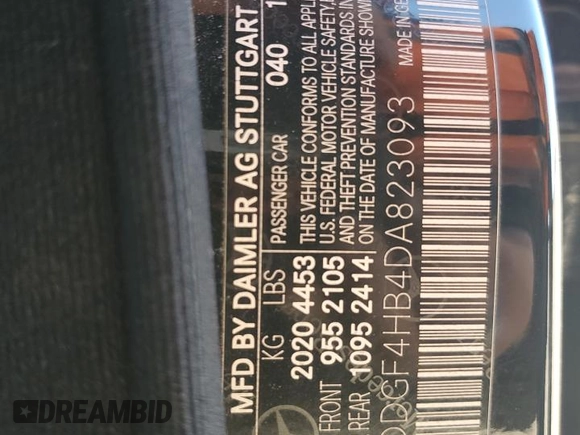 2013 Mercedes-Benz C 250 Sport z VIN WDDGF4HB4DA823093, wystawiony jako Copart lot #46481345 z przebiegiem 83 221 mil mil oraz Szkoda całkowita • Salvage title. Historia ofert i sprzedaży dostępna na DreamBid. Obrazek 13.