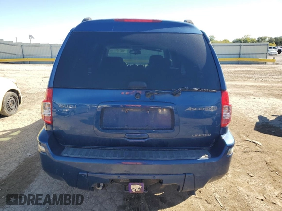 2005 Isuzu Ascender with VIN 4NUES16M856701054, listed as a Copart auction lot 76327164 with 173,055 mi miles and Salvage title. Bid and sale history available at DreamBid. Image 6.