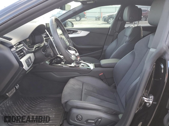 2023 Audi A5 Sportback S line Premium Plus with VIN WAUFACF56PA022873, listed as a Copart auction lot 80595863 with 14,361 mi miles. Bid and sale history available at carsss.com. Image 7.