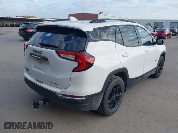 2022 GMC Terrain AT4 z VIN 3GKALYEV1NL296739, wystawiony jako IAAI lot #41118630 z przebiegiem 28 366 mil mil oraz . Historia ofert i sprzedaży dostępna na DreamBid. Obrazek 4.