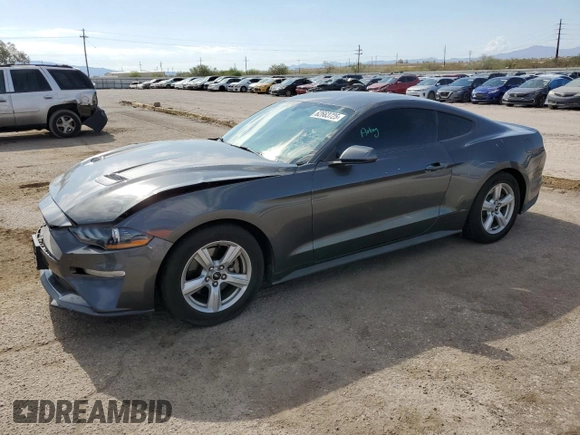 2019 Ford Mustang EcoBoost z VIN 1FA6P8TH9K5178295, wystawiony jako Copart lot #62663725 z przebiegiem 81 814 mil mil oraz Szkoda całkowita • Salvage title. Historia ofert i sprzedaży dostępna na DreamBid. Obrazek 1.