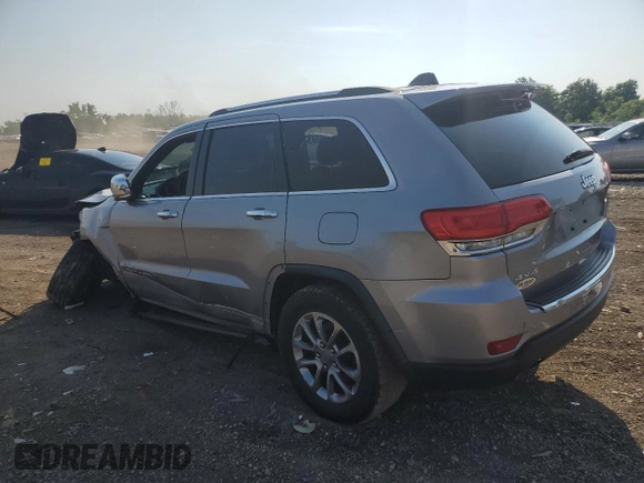 2014 Jeep Grand Cherokee Limited z VIN 1C4RJFBG7EC204799, wystawiony jako Copart lot #62458805 z przebiegiem 126 966 mil mil oraz Szkoda całkowita • Salvage title. Historia ofert i sprzedaży dostępna na DreamBid. Obrazek 2.