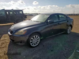 2008 Lexus IS 250 with VIN JTHCK262385026164, listed as a Copart auction lot 60217215 with 136,883 mi miles and Salvage title. Bid and sale history available at DreamBid. Image 1.