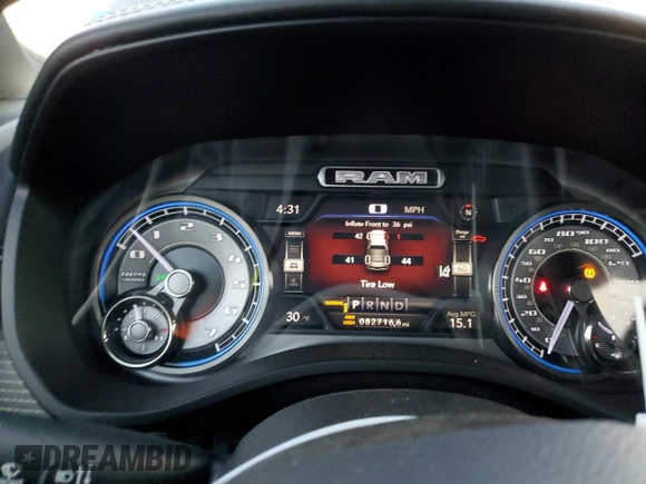 2020 Ram 1500 Limited with VIN 1C6SRFHT5LN138504, listed as a Copart auction lot 88055375 with 82,716 mi miles and Salvage Title. Bid and sale history available at carsss.com. Image 9.