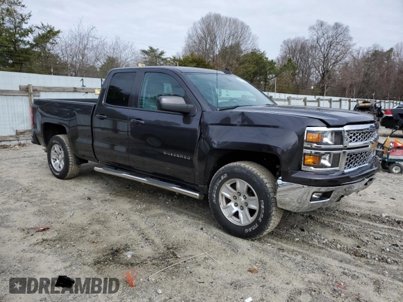 2015 Chevrolet Silverado 1500 LT with VIN 1GCRCREH6FZ168408, listed as a Copart auction lot 46620885 with 54,777 mi miles and Salvage Title. Bid and sale history available at carsss.com. Image 4.