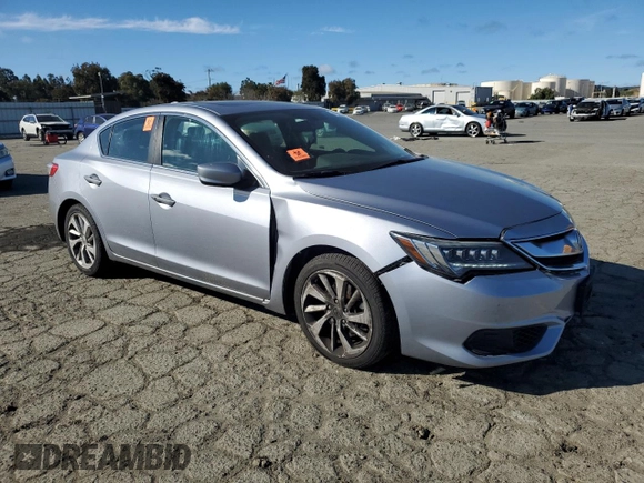 2016 Acura ILX w/Premium Pkg with VIN 19UDE2F74GA011379, listed as a Copart auction lot 48243345 with 121,476 mi miles and Salvage Title. Bid and sale history available at carsss.com. Image 4.
