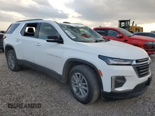 2023 Chevrolet Traverse LT Cloth with VIN 1GNERGKW0PJ137456, listed as a Copart auction lot 44155955 with 42,929 mi miles and Salvage Title. Bid and sale history available at carsss.com. Image 4.