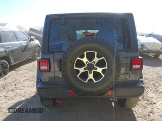 2019 Jeep Wrangler Unlimited Rubicon with VIN 1C4HJXFN7KW681365, listed as a IAAI auction lot 40686862 with 29,431 mi miles and . Bid and sale history available at DreamBid. Image 16.