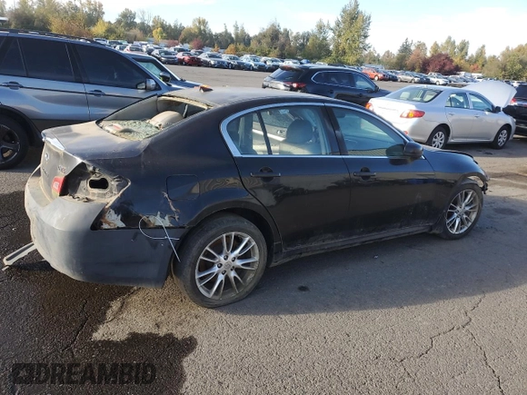 2008 Infiniti G35 Sedan Journey with VIN JNKBV61E68M211858, listed as a Copart auction lot 78058274 with 0 mi miles and Salvage Title. Bid and sale history available at carsss.com. Image 3.