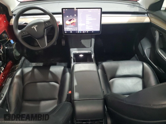 2023 Tesla Model 3 with VIN 5YJ3E1EA8PF448830, listed as a Copart auction lot 54058455 with 47,395 mi miles and Clean Title. Bid and sale history available at DreamBid. Image 8.