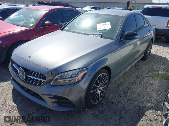 2021 Mercedes-Benz C 300 with VIN W1KWF8DB5MR631210, listed as a IAAI auction lot 41769613 with 30,300 mi miles and . Bid and sale history available at carsss.com. Image 17.