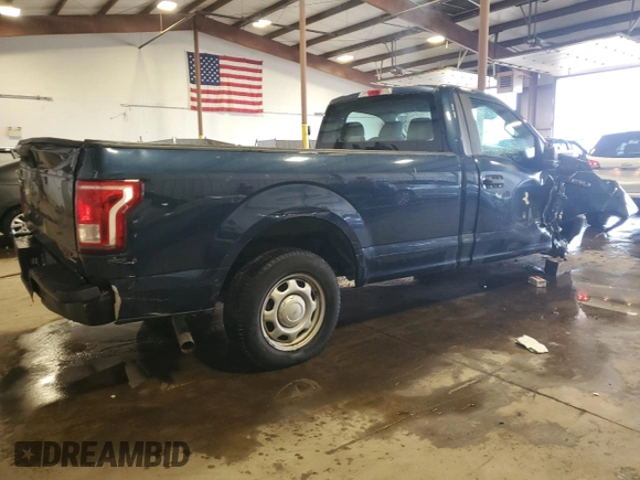 2016 Ford F-150 XL with VIN 1FTMF1C80GKD69365, listed as a Copart auction lot 64180135 with 112,667 mi miles and Salvage title. Bid and sale history available at DreamBid. Image 3.