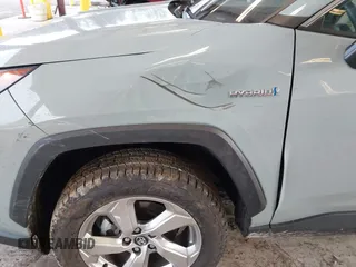 2021 Toyota RAV4 Hybrid LE with VIN 4T3B6RFV3MU010280, listed as a IAAI auction lot 41518724 with 48,916 mi miles. Bid and sale history available at carsss.com. Image 6.