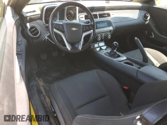 2012 Chevrolet Camaro 1LT with VIN 2G1FF1E32C9112691, listed as a Copart auction lot 62746385 with 127,607 mi miles and Salvage title. Bid and sale history available at DreamBid. Image 8.