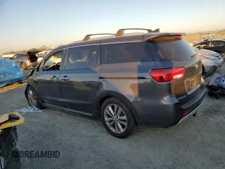 2018 Kia Sedona SX-L with VIN KNDME5C17J6389707, listed as a Copart auction lot 42446375 with 78,325 mi miles and Salvage Title. Bid and sale history available at carsss.com. Image 2.