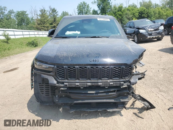 2024 Jeep Grand Cherokee Altitude X with VIN 1C4RJHAG6RC148468, listed as a Copart auction lot 60158895 with 16,210 mi miles and Salvage title. Bid and sale history available at DreamBid. Image 5.
