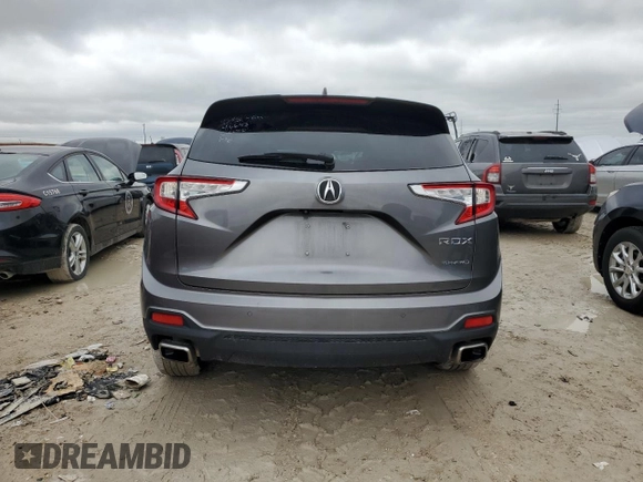 2022 Acura RDX w/Technology Package with VIN 5J8TC2H57NL008846, listed as a Copart auction lot 45051665 with 33,139 mi miles and Salvage Title. Bid and sale history available at carsss.com. Image 6.