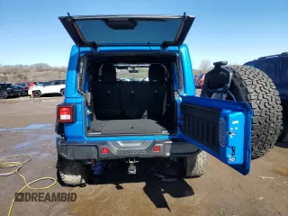 2022 Jeep Wrangler Unlimited Sport S with VIN 1C4HJXDG0NW203829, listed as a Copart auction lot 47921245 with 17,967 mi miles and Salvage Title. Bid and sale history available at DreamBid. Image 6.
