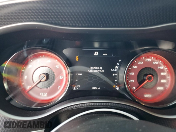 2023 Dodge Charger SRT Hellcat Redeye Widebody with VIN 2C3CDXL98PH553381, listed as a Copart auction lot 42370665 with 18,956 mi miles and Salvage Title. Bid and sale history available at carsss.com. Image 9.
