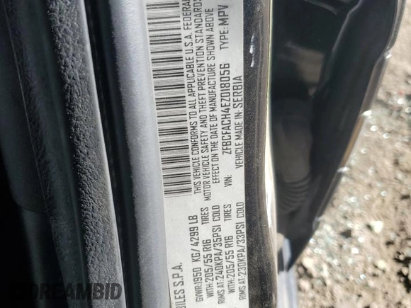 2014 FIAT 500L Lounge with VIN ZFBCFACH4EZ018056, listed as a Copart auction lot 83917684 with 151,664 mi miles and Salvage Title. Bid and sale history available at DreamBid. Image 14.