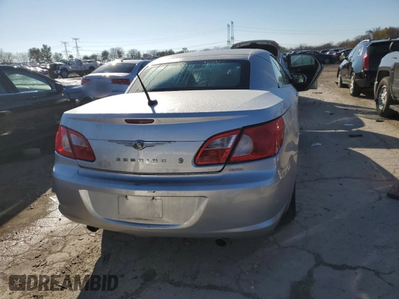 2008 Chrysler Sebring Limited with VIN 1C3LC65M28N102907, listed as a Copart auction lot 79718614 with 155,084 mi miles and Salvage Title. Bid and sale history available at carsss.com. Image 6.